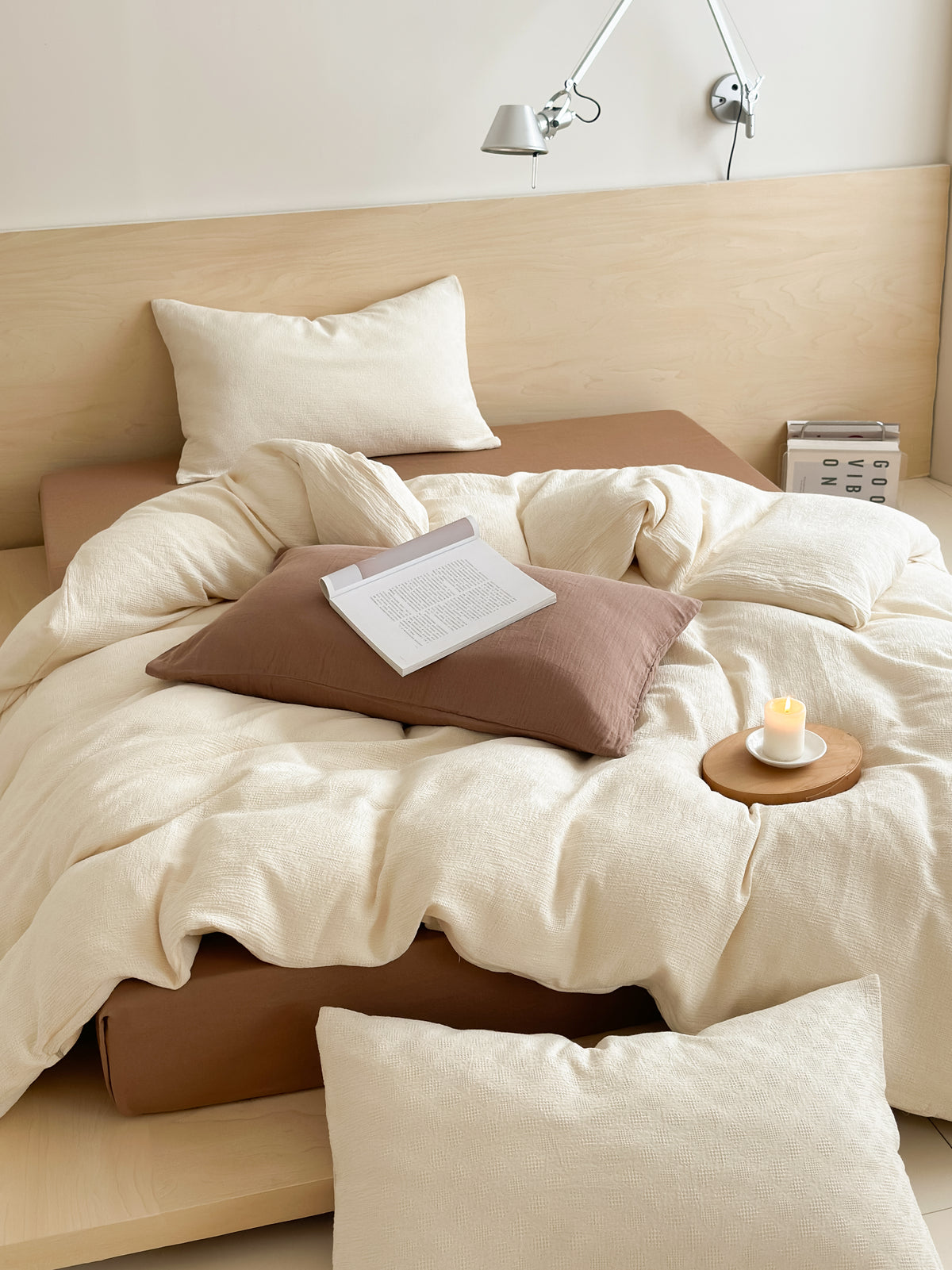 Soft Waffle Bedding Set