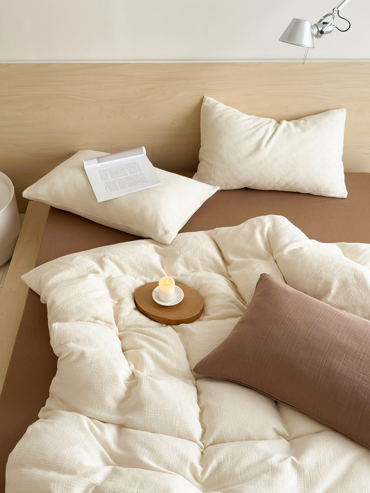 Soft Waffle Bedding Set
