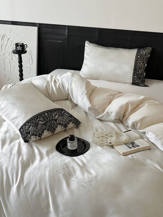 Lace Veil Bedding Set