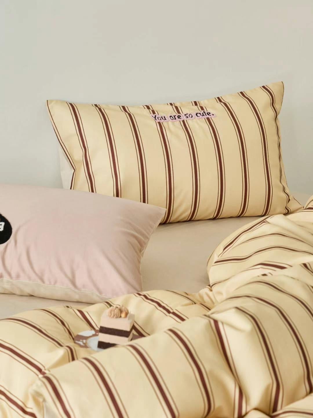 Bear & Stripe Bedding Set