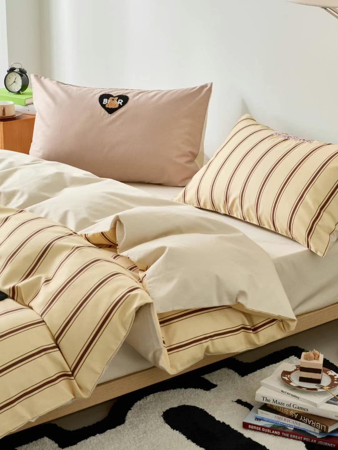 Bear & Stripe Bedding Set